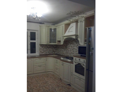 Кухня "Массив ваниль"