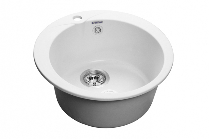 Мойка GRANFEST МРАМОР GF-R480 иней фото 1