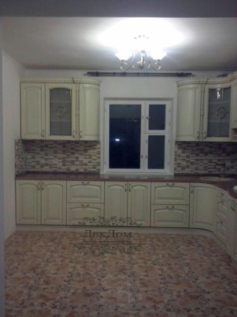 Кухня "Массив ваниль" фото 4