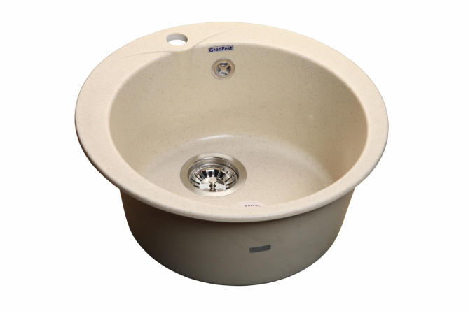 Мойка GRANFEST МРАМОР GF-R480 бежевый фото 1
