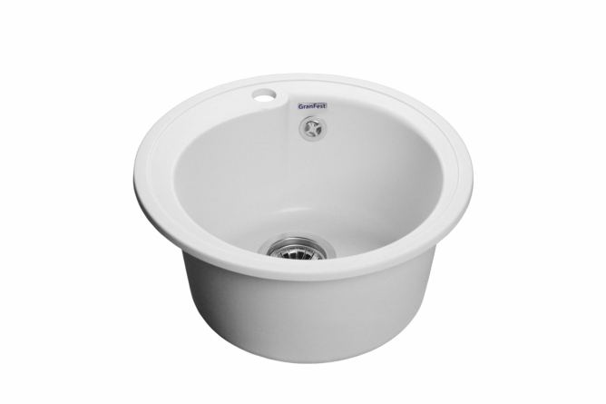 Мойка  GRANFEST МРАМОР GF-R450 иней фото 1
